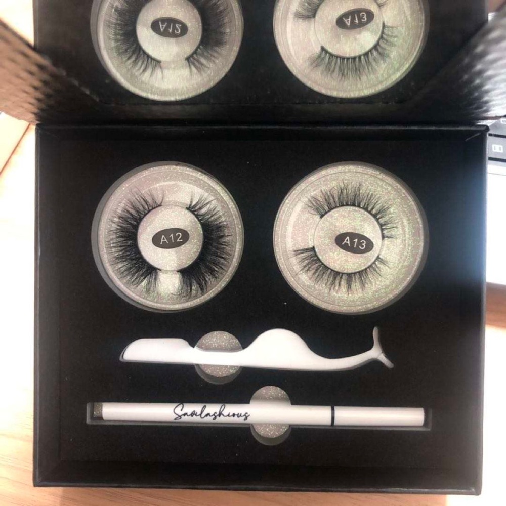 MAGIC EYELINER MINK EYELASHES NOT MAGNETIC NO GLUE